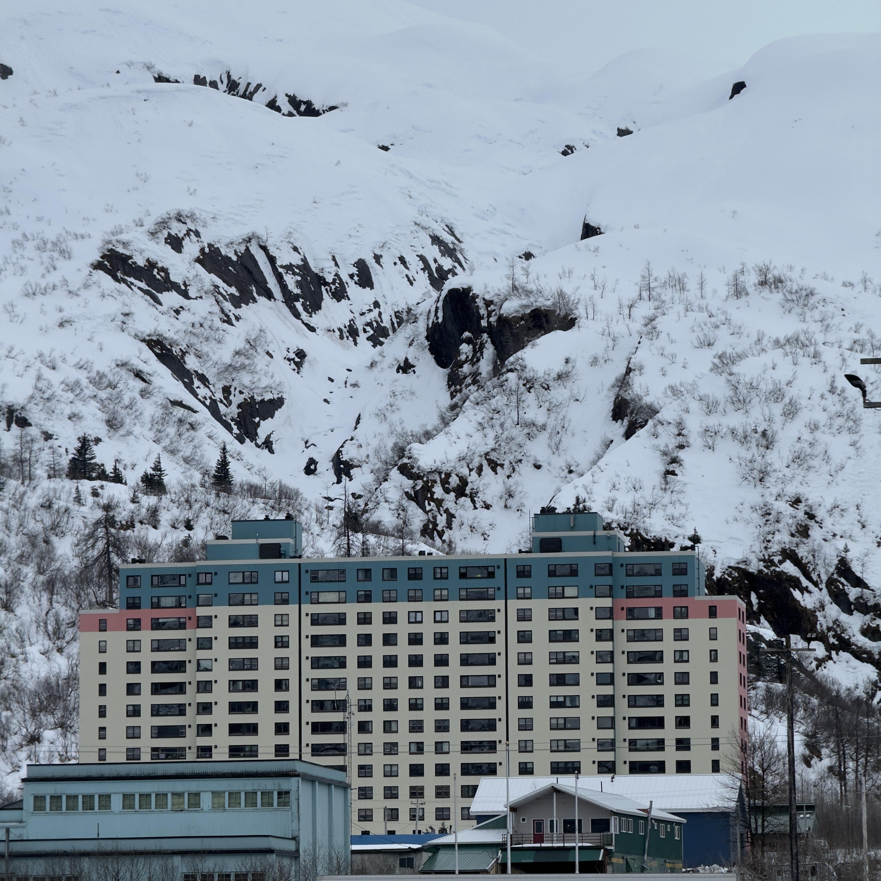 The lonely town of Whittier